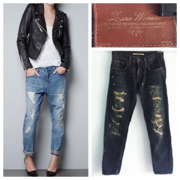 zara selvedge jeans